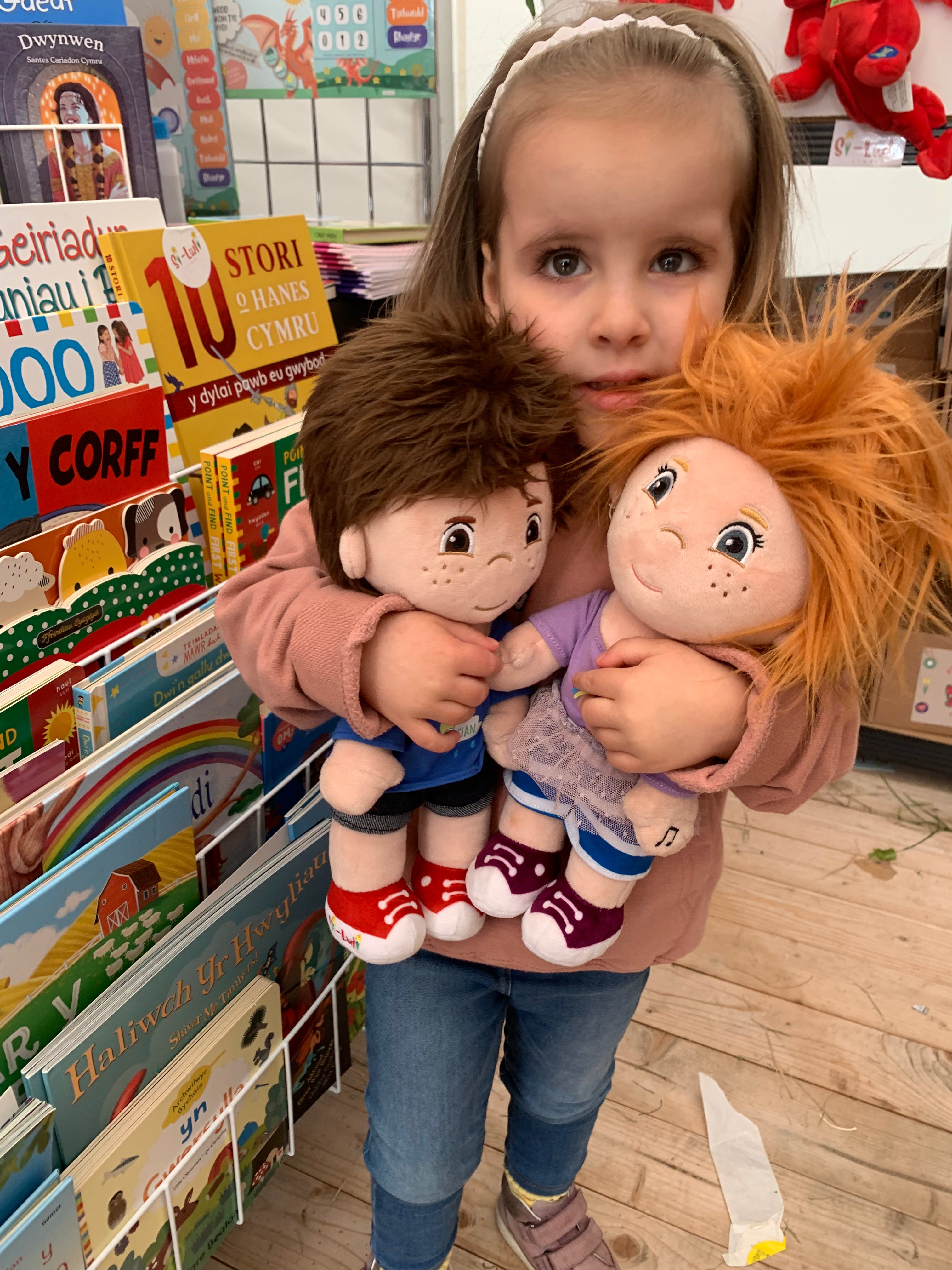 Deian and Lolly Bundle - Soft Toys - Singing and Speaking Welsh